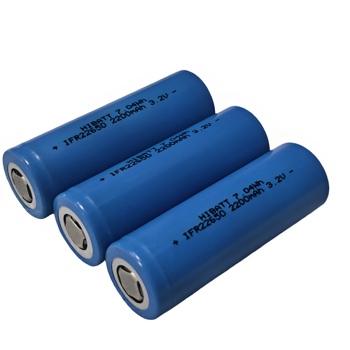 IFR 22650 2200MAH 3.2V磷酸铁锂电池应急电源草坪灯太阳能路灯