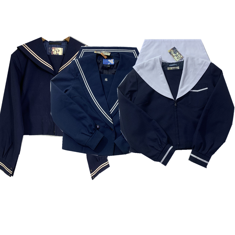 古着中古日本学院风JK制服日制学生西装日系长袖水手服秋冬款