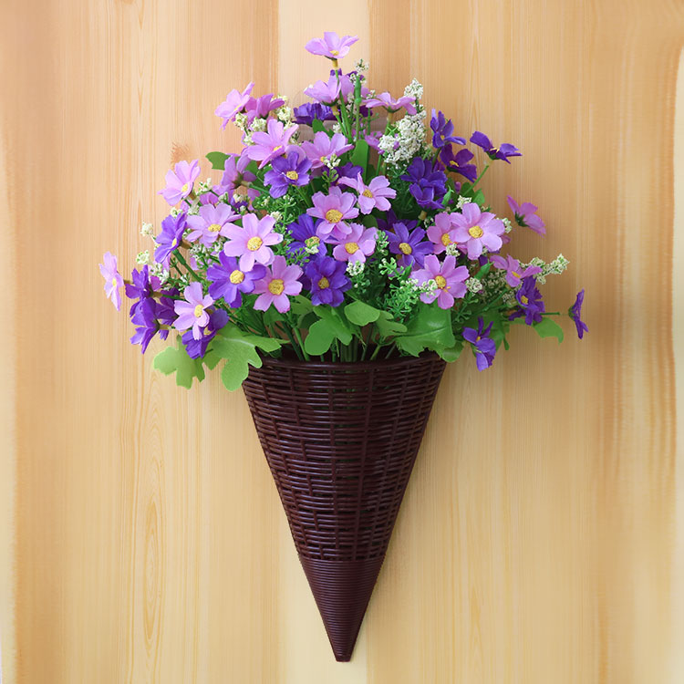 仿真花艺植物墙上创意家居客厅