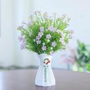 仿真花满天星假花餐桌卧室客厅装 饰品摆设花酒柜创意摆件塑料花卉