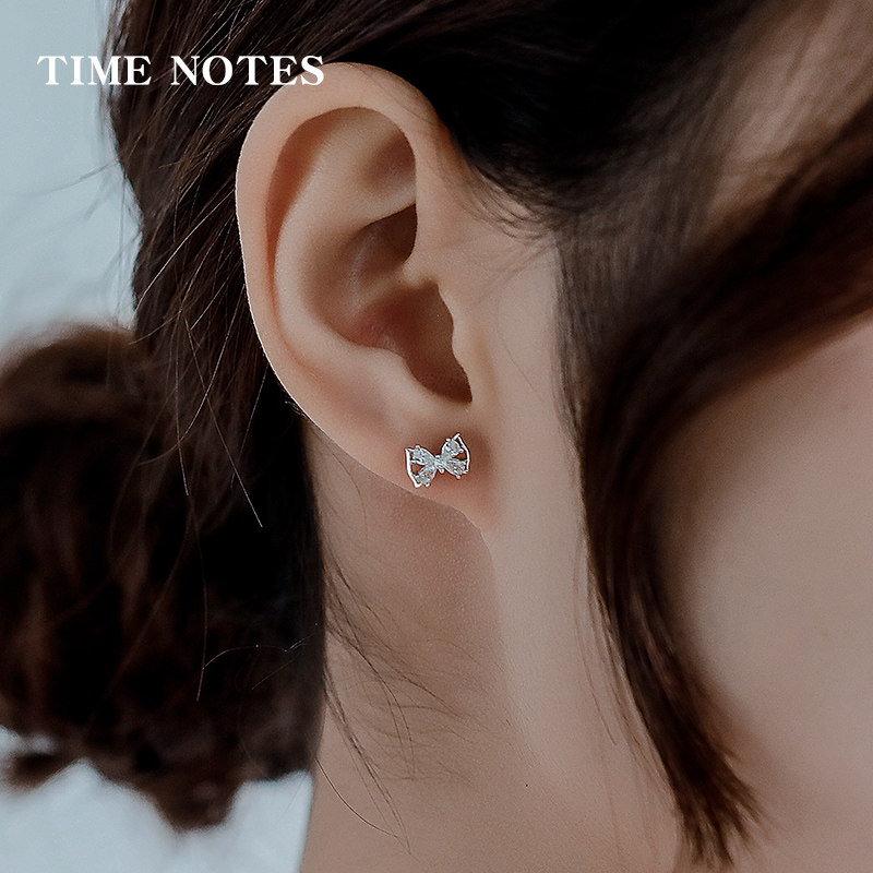 韩国森系生日礼物银耳钉