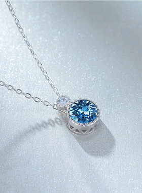 锁骨银项链TIMENOTES女水晶