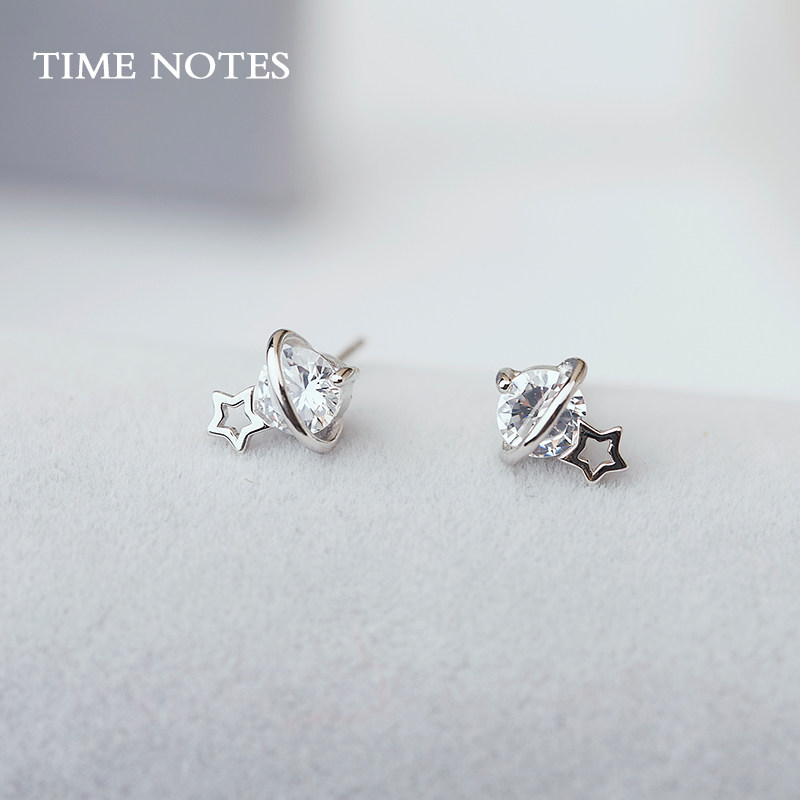 少女心韩国小巧精致七夕银耳钉