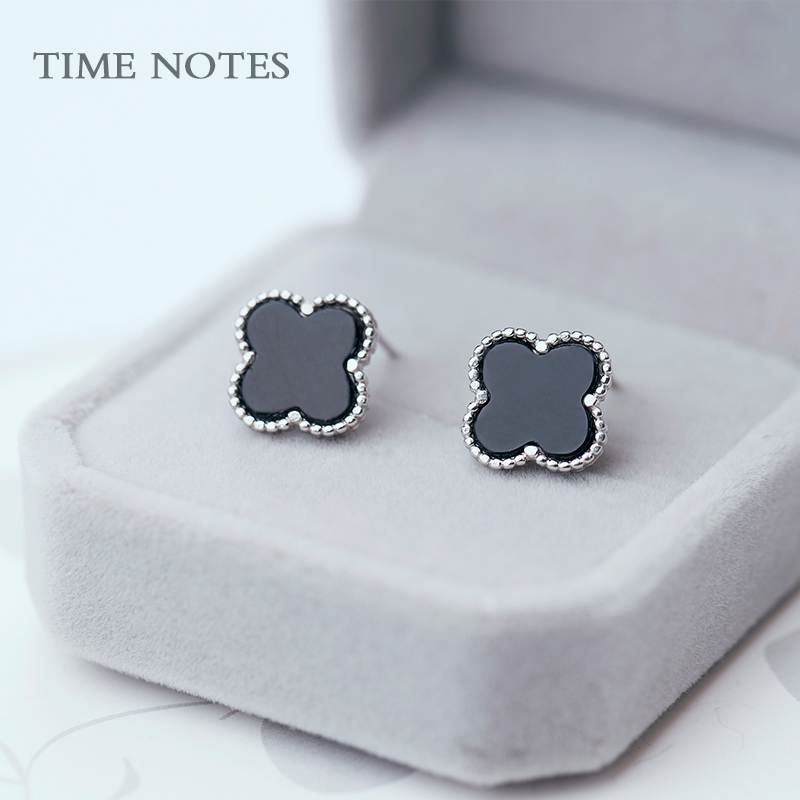 韩国银饰品四叶草