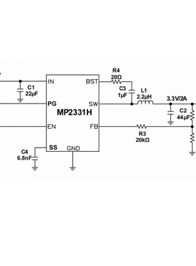 贴片 MP2331HGTL-Z MP2331 MP2331 SOT23-6原装进口IC 降压转换器