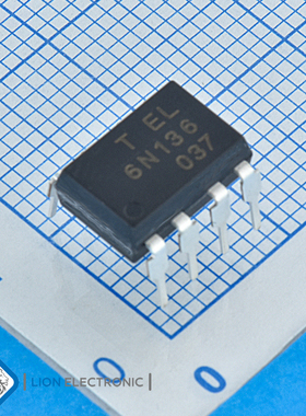 原装 EL6N136 DIP8 直插 6N136 高速光耦 隔离器 贴片IC 配单