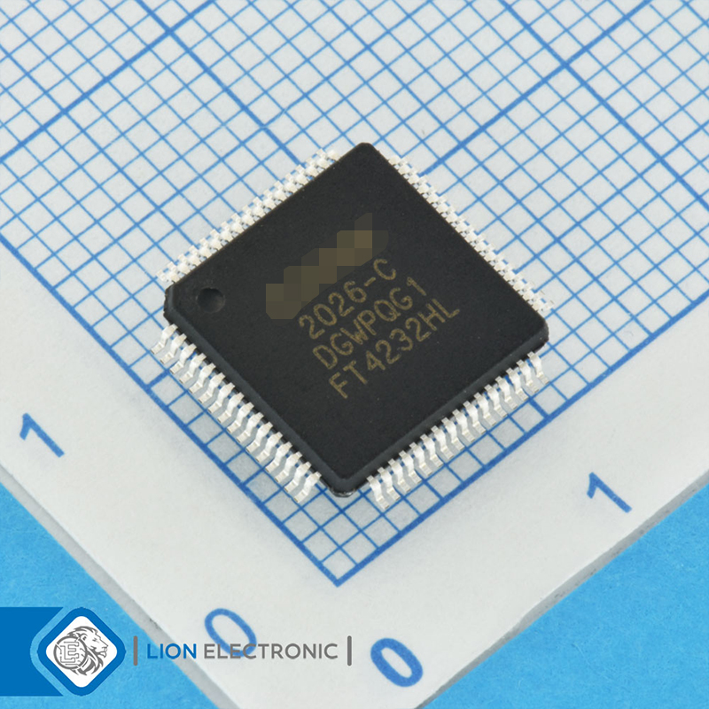 原装全新 FT4232HL FT4232  LQFP64贴片 多路串口 USB 微控制器IC