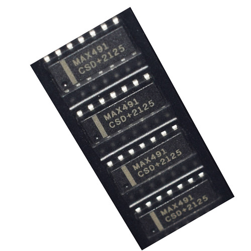 MAX491CSD SOP-14 丝印MAX491 491CSD 全新原装收发器接口芯片IC