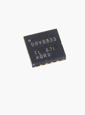 贴片DRV8833RTYR 丝印DRV8833 QFN-16贴片 电源管理 原装 控制器