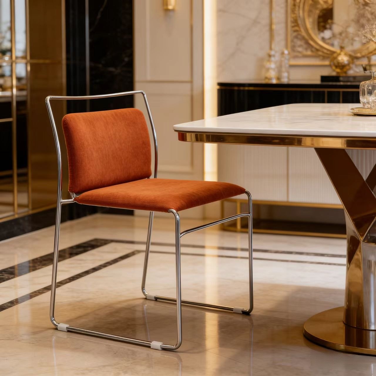 中古包豪斯餐椅家用靠背餐桌椅高级感设计师现代简约北欧极简椅子