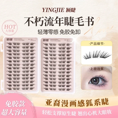 【小薄片】不朽流年睫毛书单簇分段式假眼睫毛自然逼真浓密款