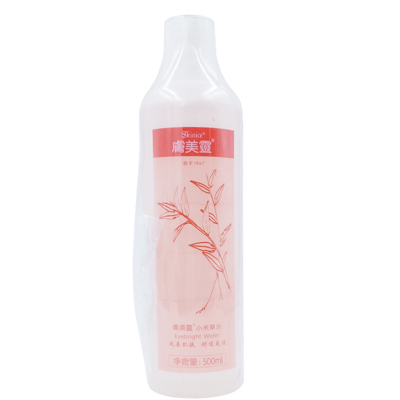 肤美灵小米草水500ml 爽肤水湿敷水面膜水改善肌肤干燥
