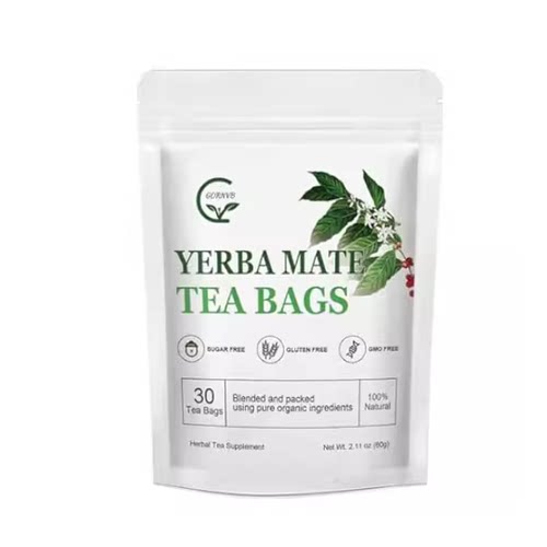 Unsmoked Yerba Mate Tea Bags， Natural Organic Yerba Matte