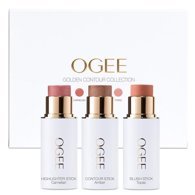 Ogee Face Stick Trio - Golden Contour Stick Makeup Collec
