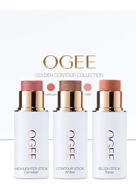 Ogee Face Stick Trio - Golden Contour Stick Makeup Collec