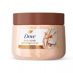 Dove Brown Sugar and Coconut Body Scrub Exfoliates, 425g
