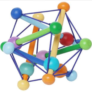 Manhattan Toy Skwish Color Burst Rattle and Teether Grasping