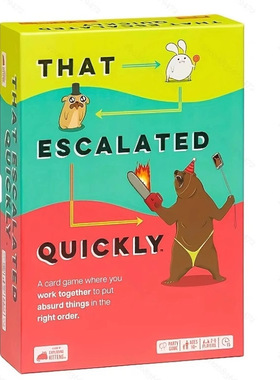 that escalated quickly 加速猫全 英文派对游戏卡牌 桌游聚会游