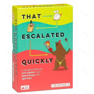 that escalated quickly 加速猫全 英文派对游戏卡牌 桌游聚会游