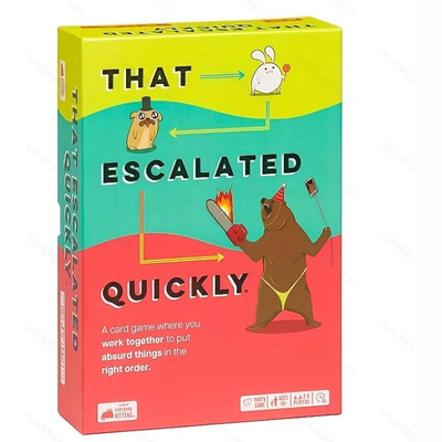 that escalated quickly 加速猫全 英文派对游戏卡牌 桌游聚会游
