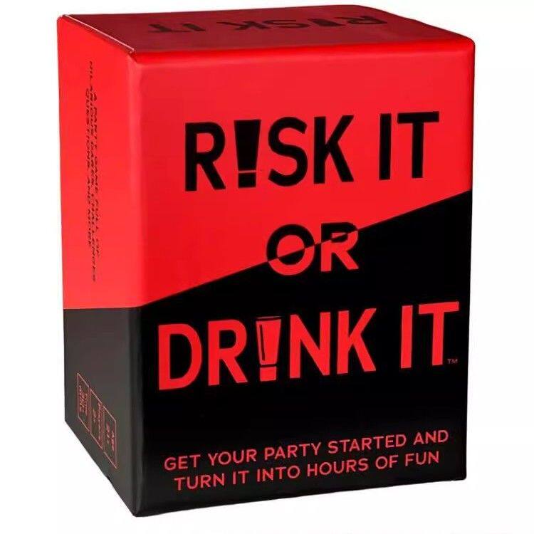 风险情侣游戏卡牌 Risk couples or drink it 全英文深情对话卡片