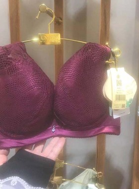 新品戴芝蒂舒适全罩杯内衣 大胸薄款聚拢收副乳蚕丝文胸胸罩69947