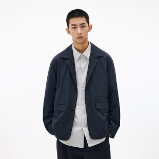 新款 纯色商务上衣2026春季 简约防泼水休闲西服外套男士 BENPANDA