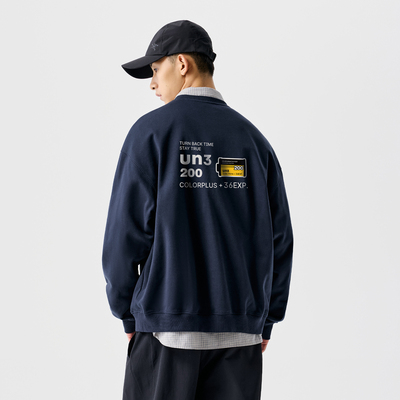 BENPANDAUN3圆领印花卫衣男款