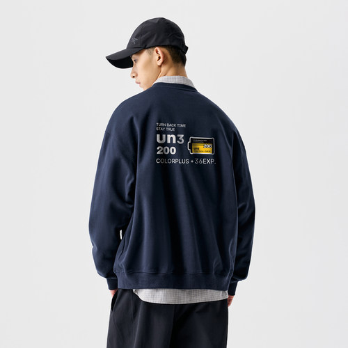 BENPANDAUN3圆领印花卫衣男款