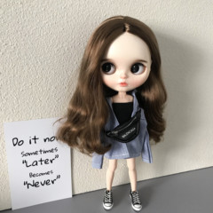 blythe小布娃娃衣服 ob24 ob27 azone 芭可比儿 fr 男友风衬衣
