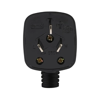 Черный национальный стандартный треугольник Power Pult Pulty Industrial High -сильная кондиционирование водонагревателя Трехлогентированная домашняя проводка Чистая замена меди замена меди