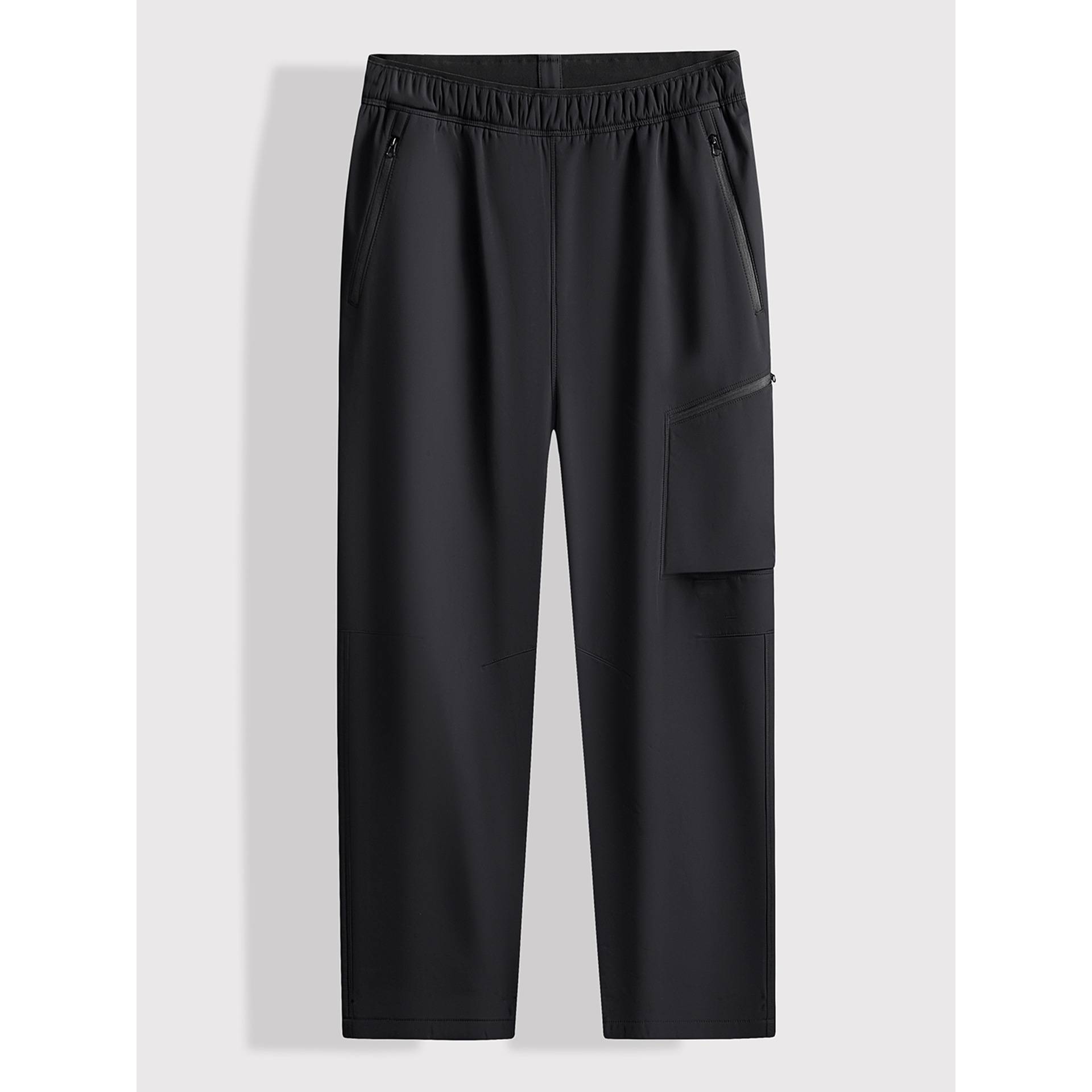 品牌专柜2025秋冬新款男士加绒长裤胖子宽松商务休闲加肥加大码百