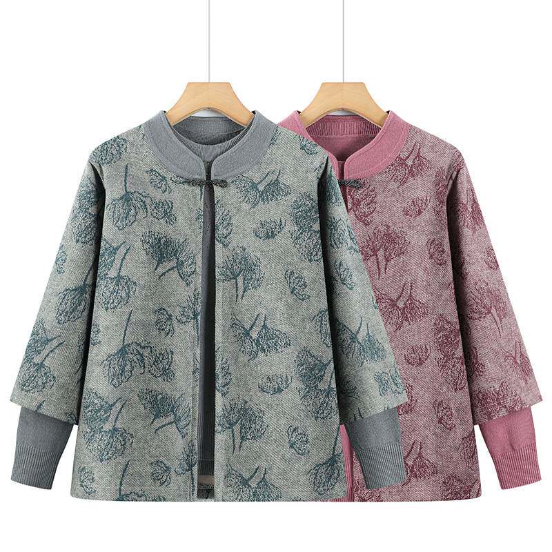 品牌专柜洋气妈妈春季新款喜婆婆婚宴礼服两件套中老年女春秋时尚