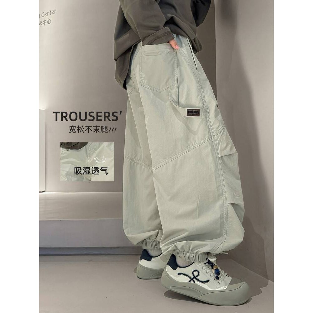 品牌专柜男童休闲裤2026春款新款中大童春秋时尚长裤百搭洋气休闲