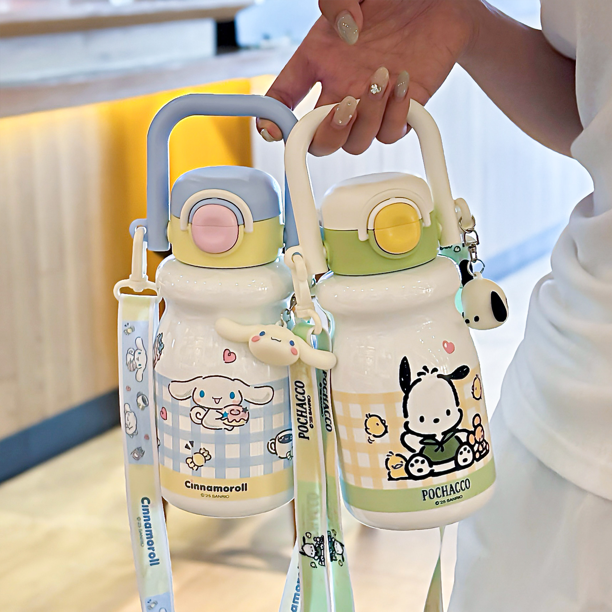 三丽鸥儿童保温杯女孩可爱库洛米吸管杯学生上学专用大容量水壶,餐饮具,保冷/保温杯,淘宝优惠券,粉丝福利购,淘宝优惠卷