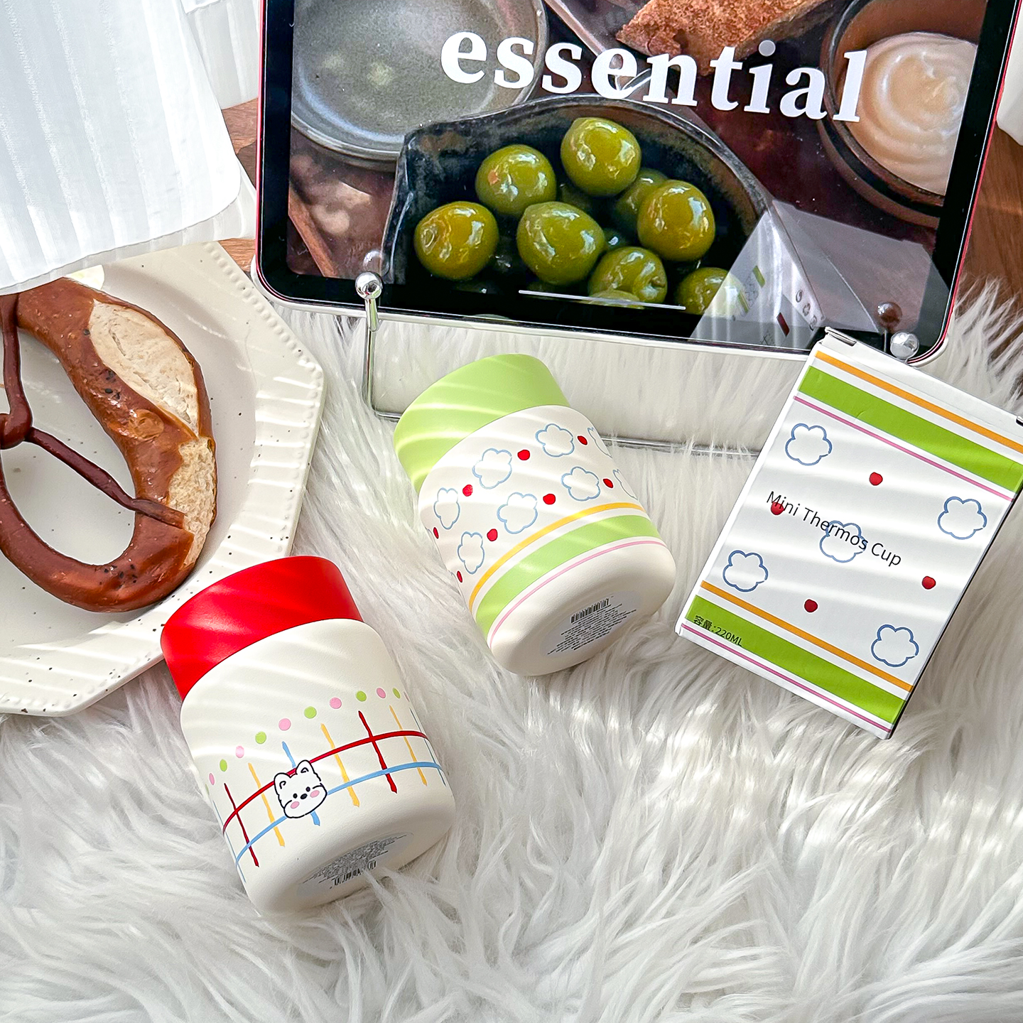 mini焖烧杯女生高颜值小巧保温杯