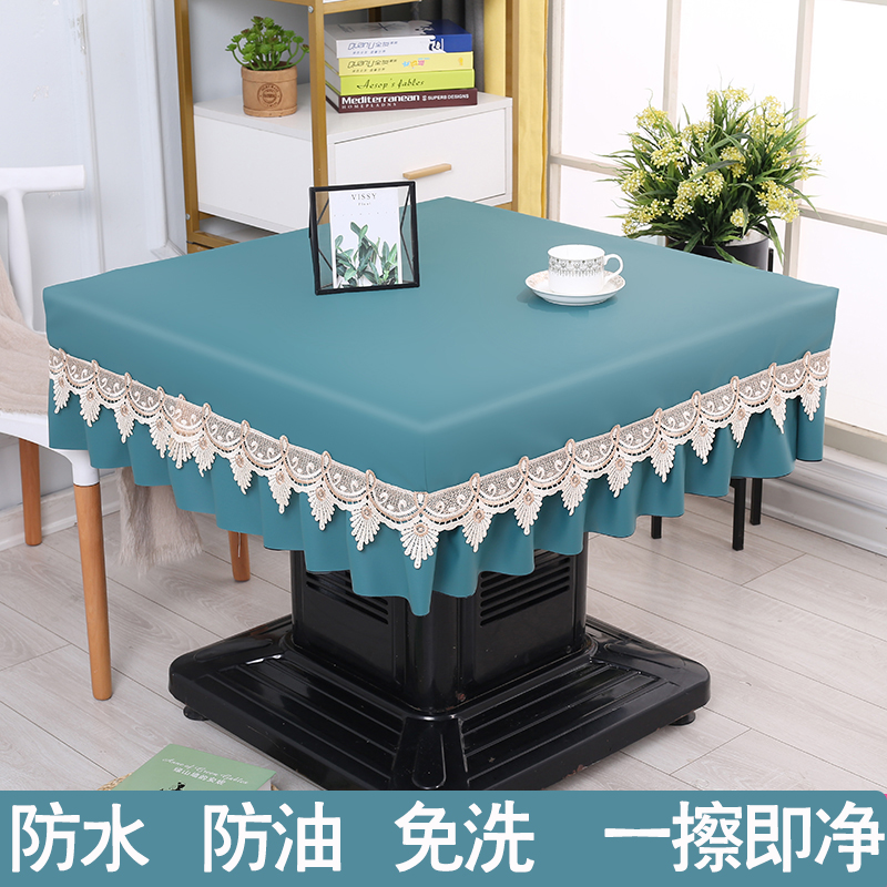 简约现代PU桌布防水防油防烫