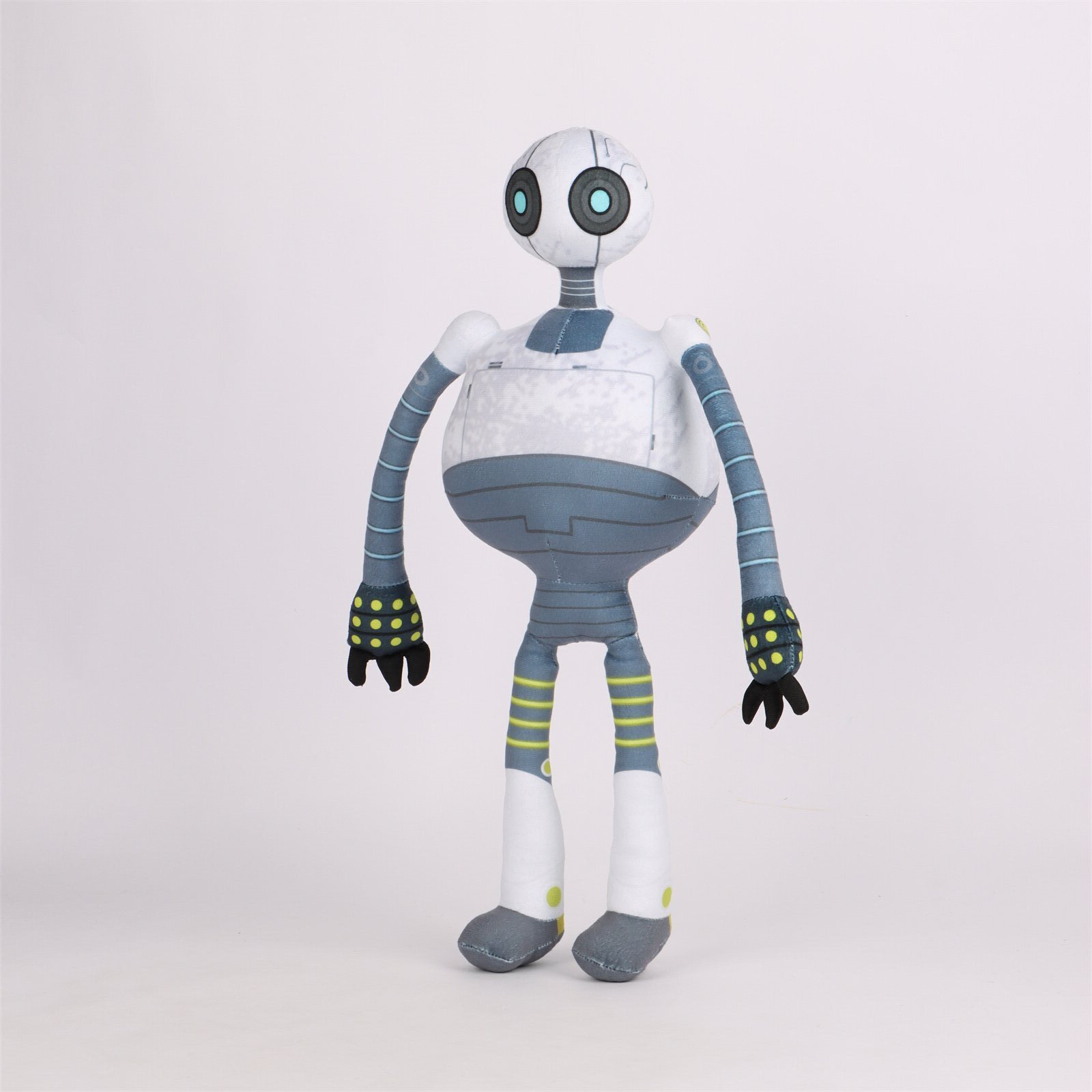跨境现货The Wild Robot 荒岛机器人罗兹Roz毛绒玩具电影同款公仔