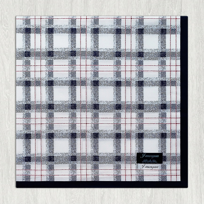 MADE IN JAPAN THIN SECTION MENS HANDKERCHIEF COTTON SWEAT-ABSORBENT HANDKERCHIEF MENS COTTON PLAID BUSINESS SQUARE SUIT POCKET TOWEL
