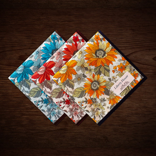 LIBERTYFLOWER日本制造45cm手帕