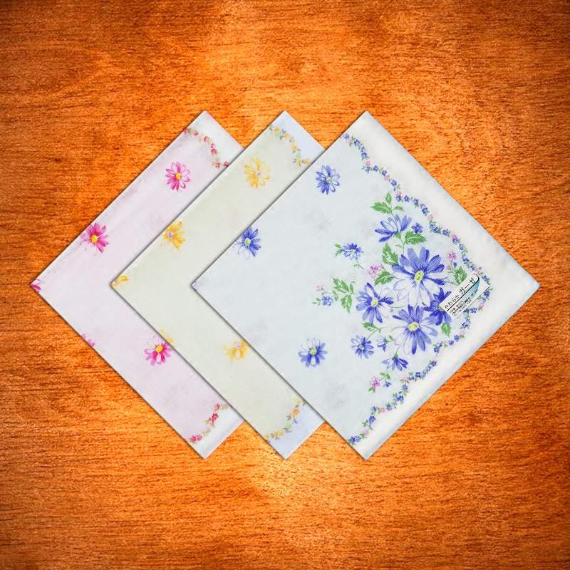 日本小手帕女双层纯棉纱布吸汗