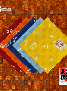 日本制蜻蜓大手帕女纯棉吸汗男士手绢全棉方巾风吕敷包裹布包裹巾