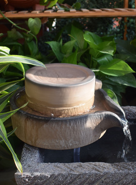 花园庭院阳台植物流水摆件石槽