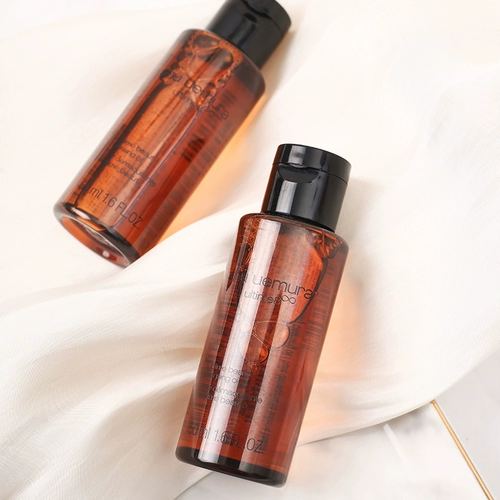 Shu uemura, янтарное масло, успокаивающее средство для снятия макияжа для путешествий, пробник, глубокое очищение