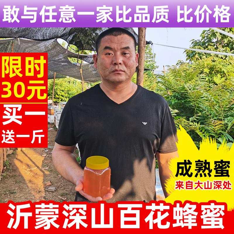 蜂蜜 百花荆条花枣花农家自产纯正天然土蜂蜜 1000g/2斤装