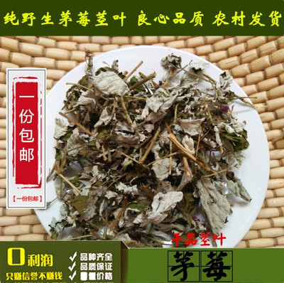 野生茅梅草 中药材 新鲜毛梅茅莓叶红梅消茅莓根 三月泡500克包邮