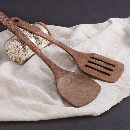 wood shovels household cooking long-handle scissors kitchen