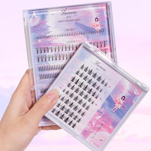 Manga Lash DIY Eyelash Extension Kit C Curl Cluster Lashes睫