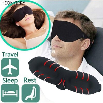 3D Sleep Mask Sleeping Eye Mask Eyeshade Cover Shade Eye Pat