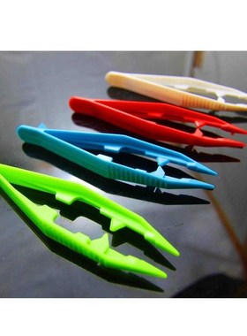 4pcs/Set Children Kids Plastic Tweezers Clips for DIY Perler